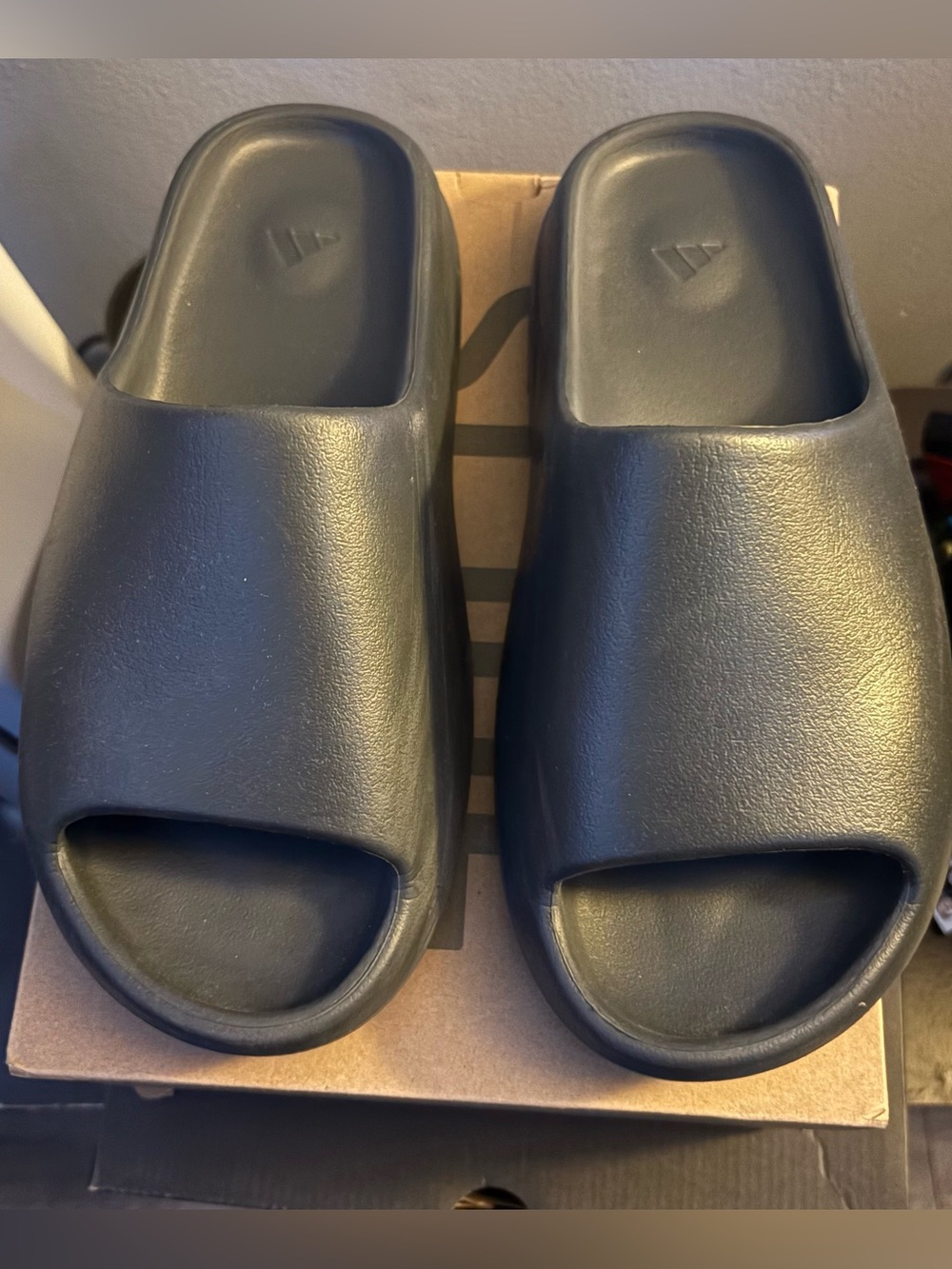 Onyx Adidas Yeezy Slides